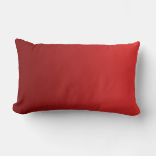 ONLY COLOR gradients - red + black grey Lumbar Cushion