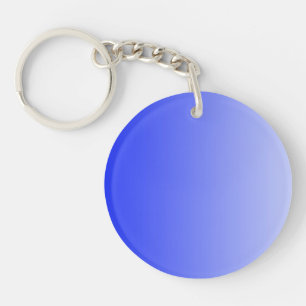 ONLY COLOR gradients - royal blue Key Ring