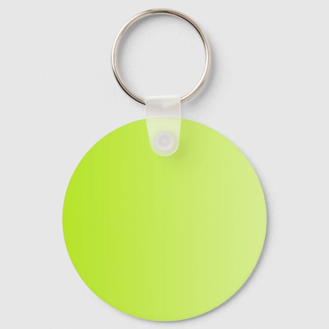 ONLY COLOR gradients - spring green Key Ring (Front)