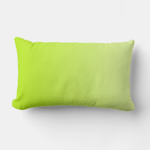ONLY COLOR gradients - spring green Lumbar Cushion