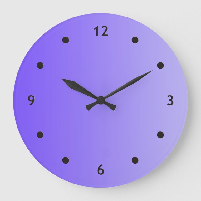ONLY COLOR gradients - violet + clock face dot (Front)