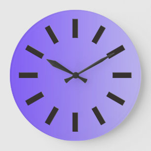 ONLY COLOR gradients - violet + clock face I