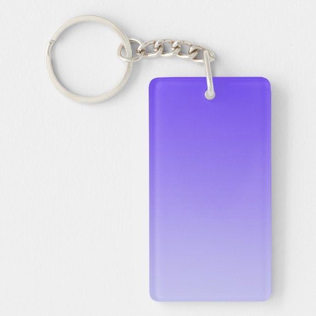 ONLY COLOR gradients - violet Key Ring (Front)