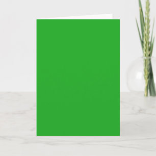 ONLY COLOR - grass green Card
