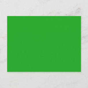 ONLY COLOR - grass green Postcard