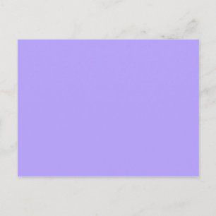 ONLY COLOR - light violet Postcard