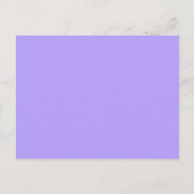 ONLY COLOR - light violet Postcard (Front)