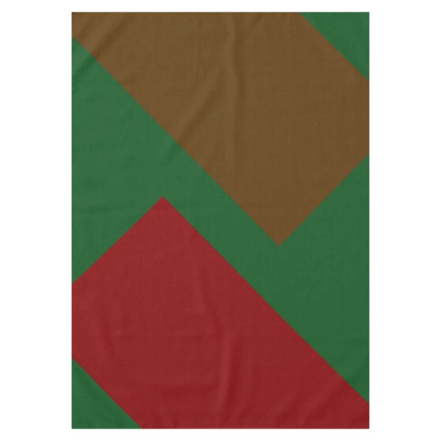 ONLY COLOR pattern dark red brown + your backgr. Tablecloth (Front)
