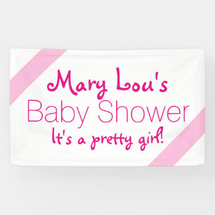 Only Colour baby pink & Words + your ideas Banner