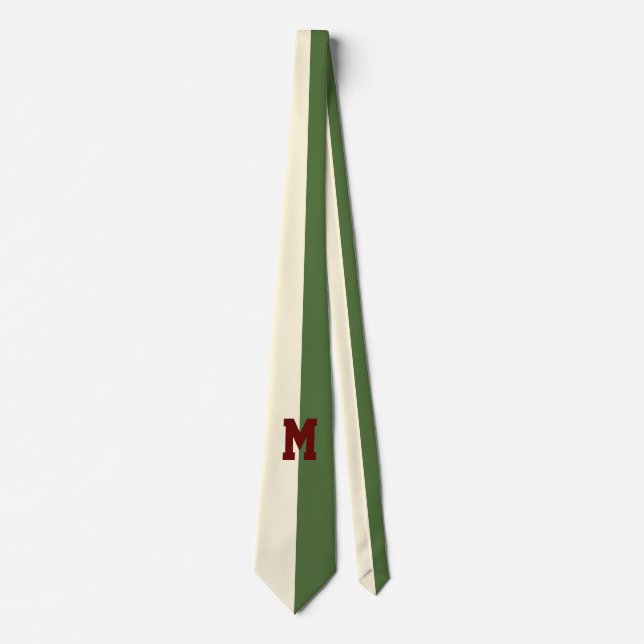 Only Colour Background - 1/2 cornsilk + your ideas Tie (Front)