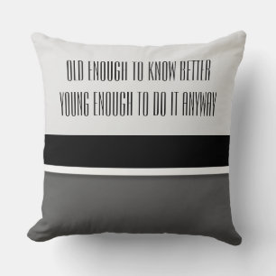 Only Colour Background - grey + your ideas Cushion