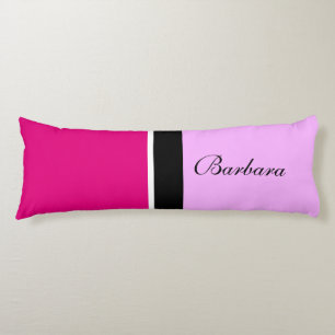 Only Colour Background - light pink + your ideas Body Cushion