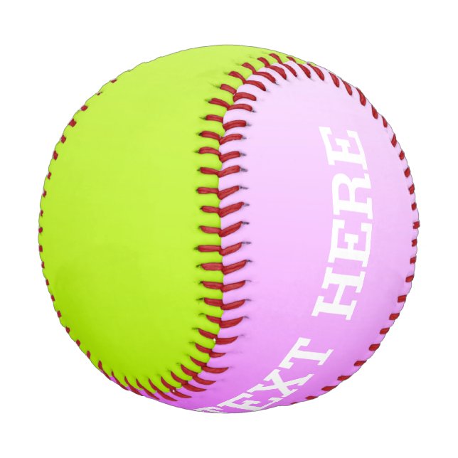 Only Colour gradients - spring green & pink Baseball (Angled)