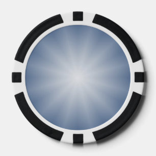 Only Colour Gradients Star - blue Poker Chips