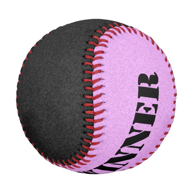 Only Colour splatter - black & light pink Baseball (Angled)