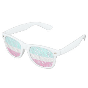 Only Colours light pink & ice blue + your ideas Retro Sunglasses