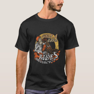 Only Cool Papa Rides Motorcycles Gift Father'S Day T-Shirt