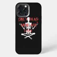 Only Dead Men Are Free Cool Skeleton And Roses