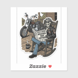 Only Flies When You Ride Sticker — Biker Decal