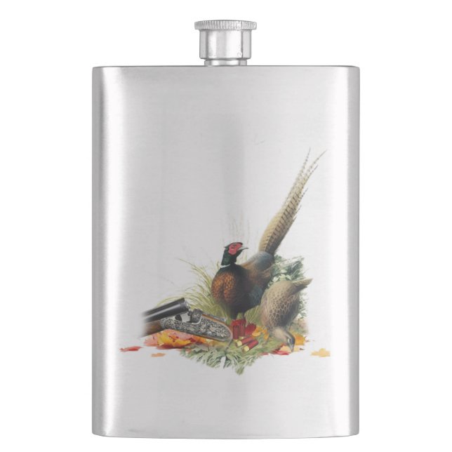 Only for real hunters   hip flask (Front)