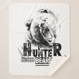 Only for real hunters T-Shirt Keychain Watch Large Sherpa Blanket