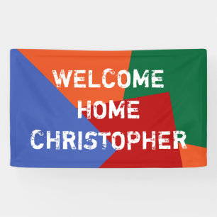 Only GEO Colours blue red green orange Banner