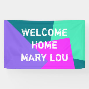 Only GEO Colours violet pink mint petrol Banner