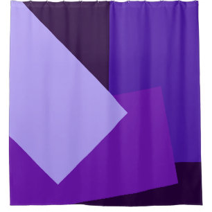 Only GEO Colours violet purple lilac Shower Curtain