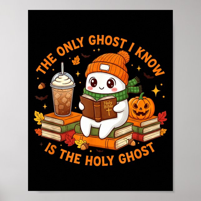 Only Ghost I Know Is The Holy Ghost - Christian Ha Poster (Front)