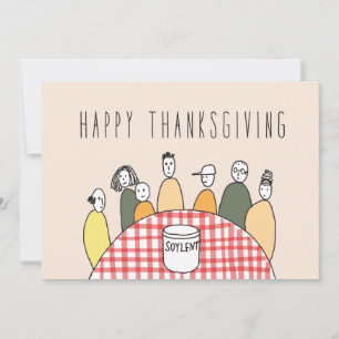 Only in Silicon Valley Greeting Card: Thanksgiving Holiday Card