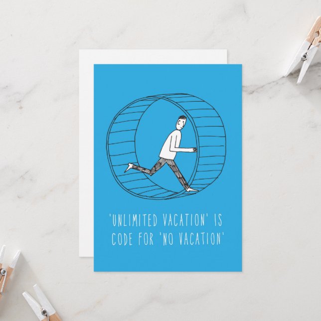Only in Silicon Valley Greeting Card: Vacation Card (Front/Back In Situ)