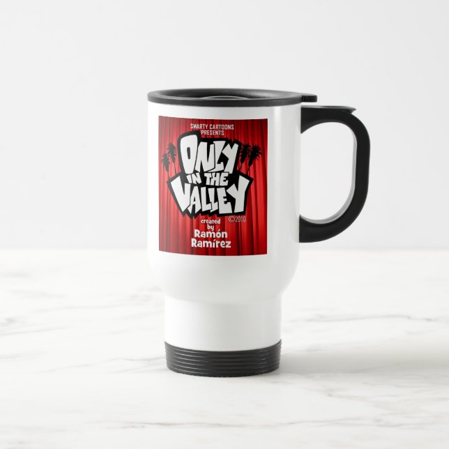 Only in the Valley Red logo mug (Right)