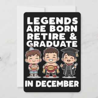 Only Legends do it all in December! Holiday Card