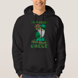Only Lucky Uncle Gnomes Autism St Patrick's Day Hoodie