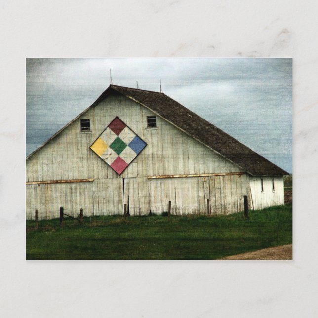 Only Memories, A Barn That Once Was Postcard (Front)