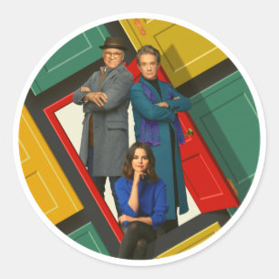 Only Murders In The Building Trio OMITB Classic Round Sticker