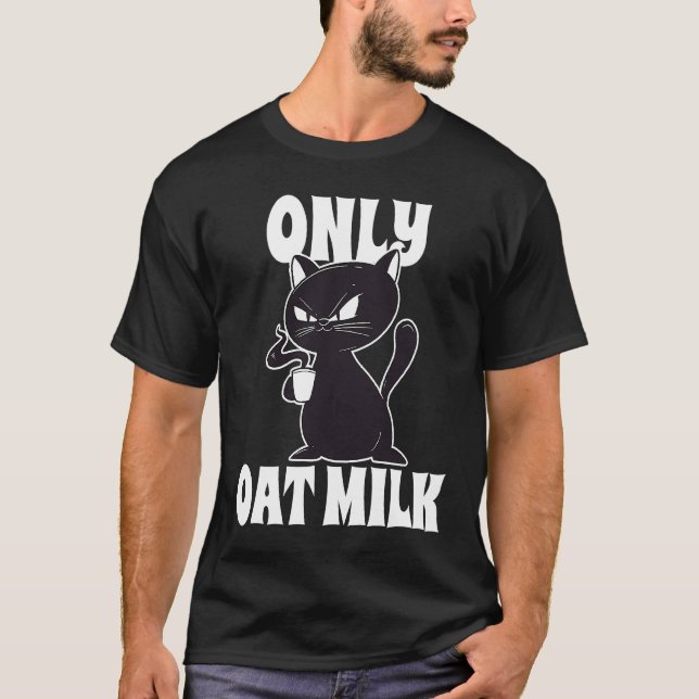 Only Oat Milk Cat T-Shirt (Front)