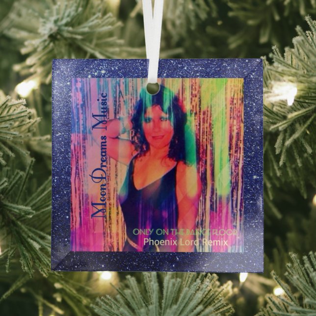 Only on the Dance Floor Remix Blue Ornament (Insitu)