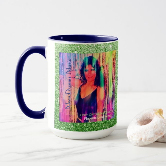 Only on the Dance Floor Remix Large Mug (With Donut)