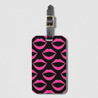 Only pink lipstick to wear   luggage tag