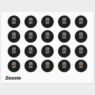 Only Play Harmonica On Days End In Y Classic Round Sticker