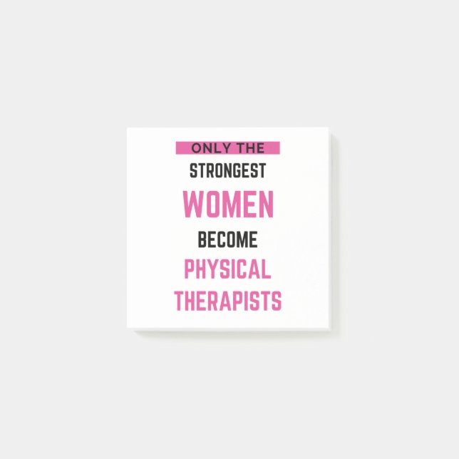 Only The Strongest Women Become Physical 2 Post-it Notes (Front)