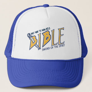 ONLY WAY TO WIN BFLO - SWORD OF THE SPIRIT TRUCKER HAT