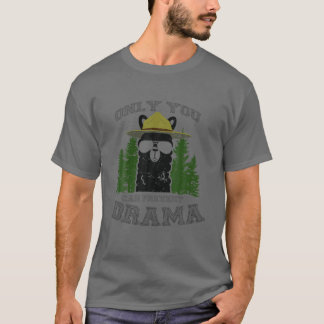 Only You Can Prevent Drama Llama Forest T-Shirt
