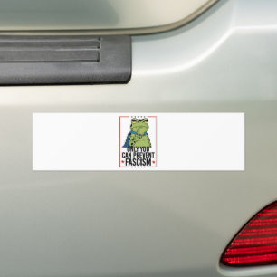 Only you Can Prevent Facism Democratic USA Patriot Bumper Sticker