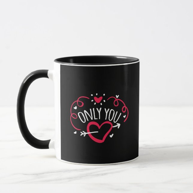 only you my love diy mug (Left)
