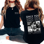 Only You Photo Collage Picture Shirt For Boyfriend<br><div class="desc">Show your boyfriend how much he means to you with the Only You Photo Collage Picture Shirt. This custom shirt lets you design a personalised photo collage, showcasing your favourite memories together. With the back print design, your photos are beautifully displayed, turning this shirt into a one-of-a-kind keepsake. It's a...</div>
