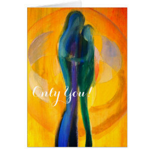 Only You romantic Art Postcard