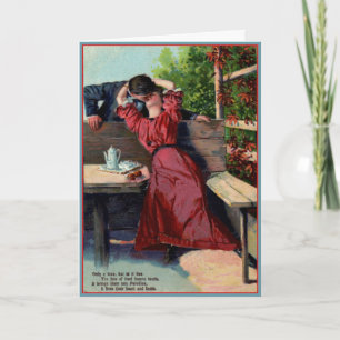 Only Your Kiss - Vintage Valentine Card
