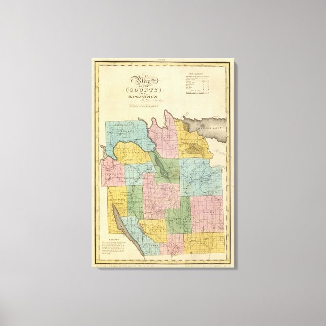Onondaga County Canvas Print (Front)